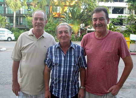 (L to R) Lindsay Phillips, Alan Bissell and Bruce Gardner.