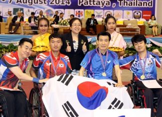 South Korean players finished first and second in the Team category Class 2.