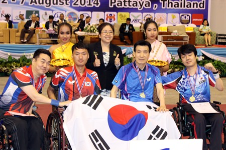 South Korean players finished first and second in the Team category Class 2.
