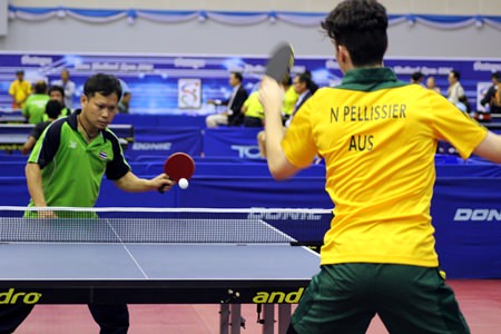 Thailand take on Australia in one of the qualifying rounds.