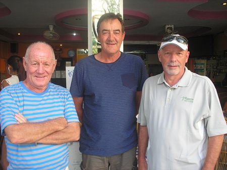 Rod Howett, Bruce Gardner and Bob Poole.