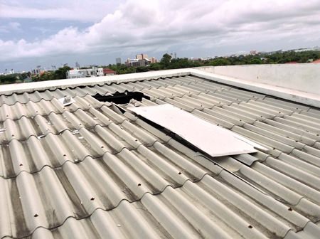 John Hoemlund suffered a broken neck when fell through roofing tiles above his Jomtien Beach guesthouse.