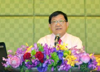 Dr. Sophon Megthon, director of the Public Health Ministry’s Disease Control Department, presides over the event opening.