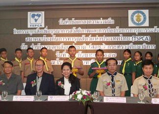TSPCA signs educational agreement with Scouts The Thai Society for the Prevention of Cruelty to Animal has signed an agreement with the National Scout Organization of Thailand for a new “Scouts Love Animals” campaign.