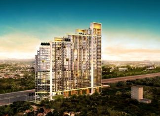 Riviera Jomtien will feature a 46-storey development incorporating 1053 luxury units.