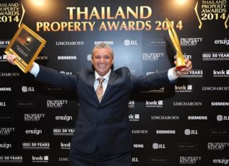 Terrence Allen Collins, MD of Bravothai Lifestyles Co., Ltd. is delighted with the win for The Vineyard.