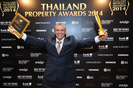Terrence Allen Collins, MD of Bravothai Lifestyles Co., Ltd. is delighted with the win for The Vineyard.