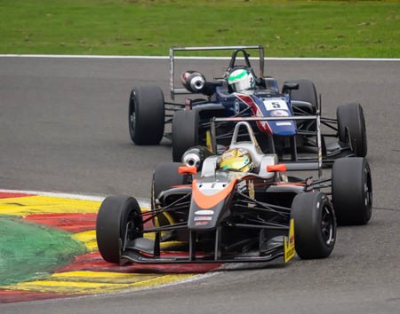 Phuket born Sandy Kraokaew Stuvik earns double Formula 3 victories in Belgium.