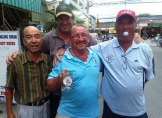 Mashi Kaneta, Ron Gillett, Fred Dineley & Sandy Leiper.