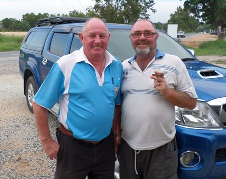 Bob and Owen at Burapha.