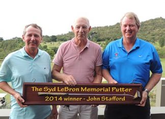 John Stafford with Brad Jordison (right) and Mike Missler (left).