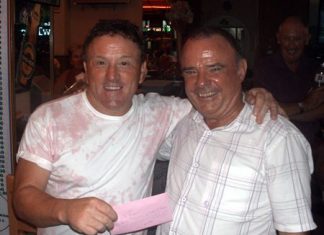 Scramble winners Paul Smith & Tom Byrne.