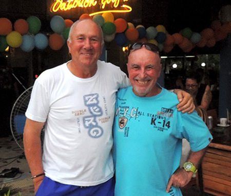 Geoff [left] the overall winner with the Sugarman [Runner-Up].