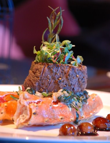 Alaskan king crab at Mantra Restaurant.