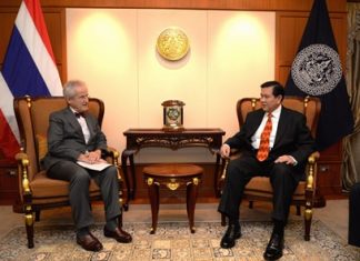 French ambassador visits Thai Foreign Minister to tighten relations