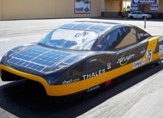 Solar electric car
