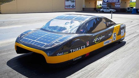Solar electric car