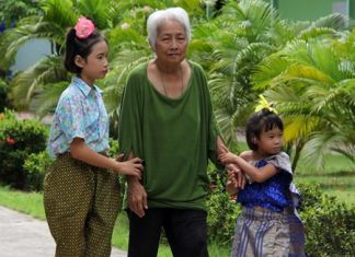 The children were there to give a helping hand.