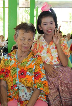 After all the dancing, several residents were in need of a sit down.