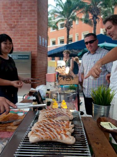 Just looking at those sausages makes me hungry.