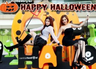 Today, Oct. 31, is “All-Hallows-Eve”, better known as Halloween. Throughout Pattaya, many shopping malls, restaurants, bars and entertainment venues will be putting on special attractions to help celebrate this pagan festival to remember the dead like only Pattaya can. Shown here, pretty models welcome one and all to the event at Central Festival Pattaya Beach. Ripley’s Believe it or Not! in the Royal Garden Plaza is also famous for Halloween fun. Let’s not forget Walking Street, where usually the biggest Halloween parties are held. Happy Halloween!