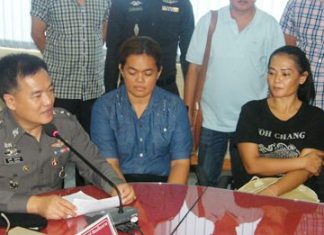 Boonam Yodthonglang and her sister Hathaipan Yodthonlang were first to be arrested.