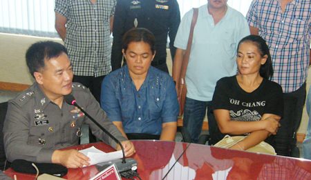 Boonam Yodthonglang and her sister Hathaipan Yodthonlang were first to be arrested.