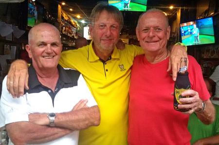 Ken Grimes, Peter LeNoury and Robbie Taylor.