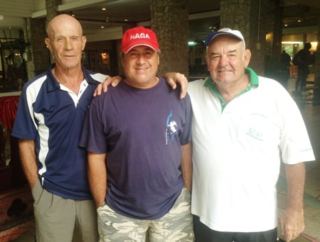 Alain Taddei, Bob Akapita & Mike Gosden.