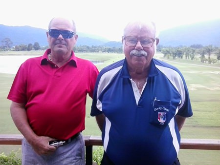 Niels Hansen (left) with Dave Richardson.