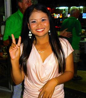 Lady golfer Patsada Ryves.