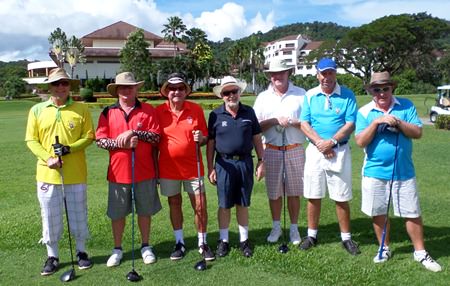 Some of the boys at Sir James Golf Resort & Country Club.