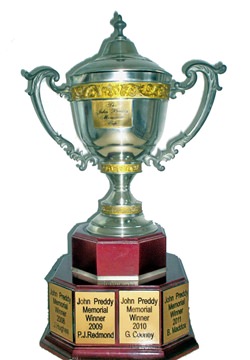 The John Preddy trophy.