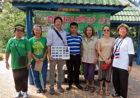 Dr. Sukit and his team in the mangrove forest in Naklua.
