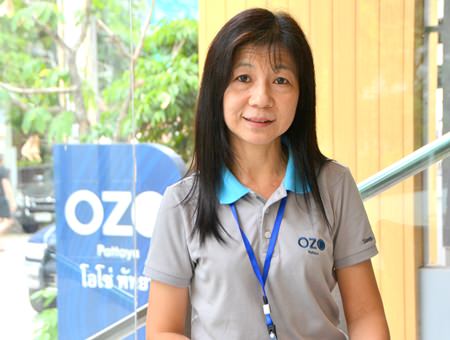 General Manager Niwatcharee Wungsoontorn welcomes guests to the eight-story hotel.