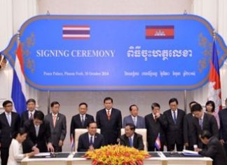Thailand, Cambodia sign 3 MoUs