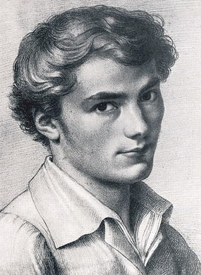 Franz Schubert as a young man.