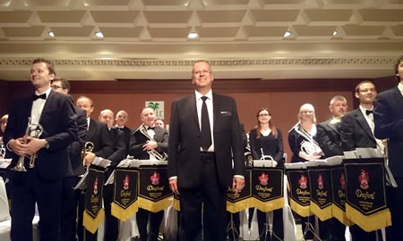 The Desford Colliery Brass Band performed at Siam Bayshore in Pattaya on Oct. 26.