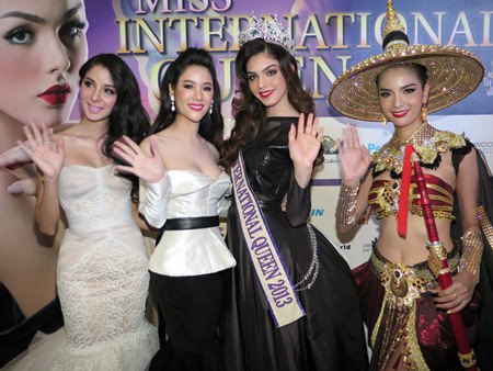 The Miss International Queen 2014 beauty pageant will take place at Tiffany Show Lounge in Pattaya on Friday, November 7.