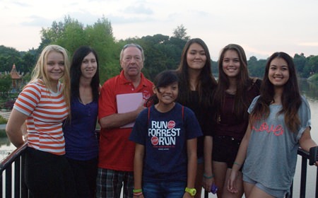 Several students from GIS went to Kanchanaburi for a special memorial service at the War Cemetery.