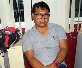 Suthee Noppasit awaits his fate after driving drunk and running a police checkpoint.