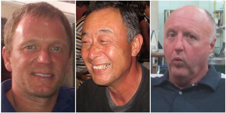 Mark Lang, Yukio Kikuchi & Phil Groves.