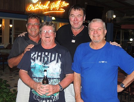 From left: Bob Mattes, Wayne Cotterell, Scott Baumgarten and Sel Wegner.