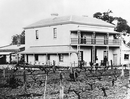 Bankside homestead in 1874.