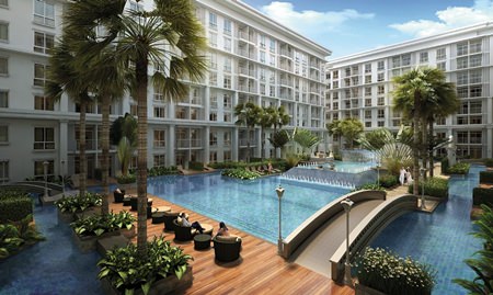 An artist’s rendering shows the 526-unit Orient Jomtien Resort & Spa.