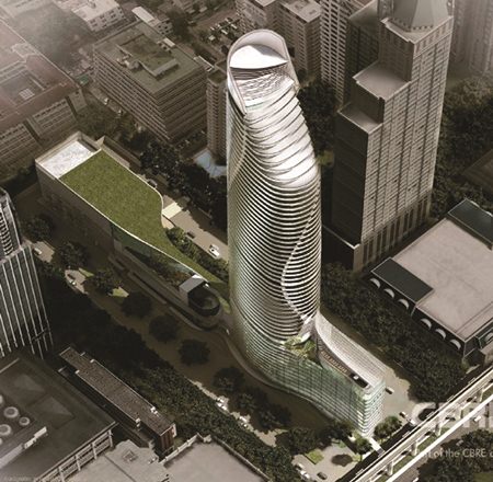 The unique design of Magnolias Ratchadamri Boulevard proved to be a hit with the judging panel.