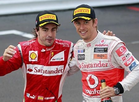 Alonso and Button