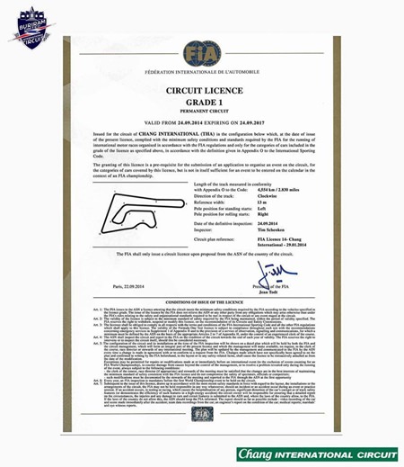 F1 Certificate.