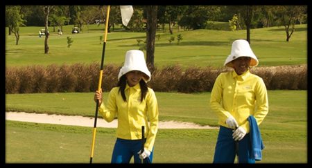 Thailand’s caddies provide a unique and fun golfing experience.