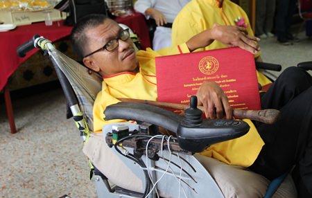 Jim on his graduation day in 2014.